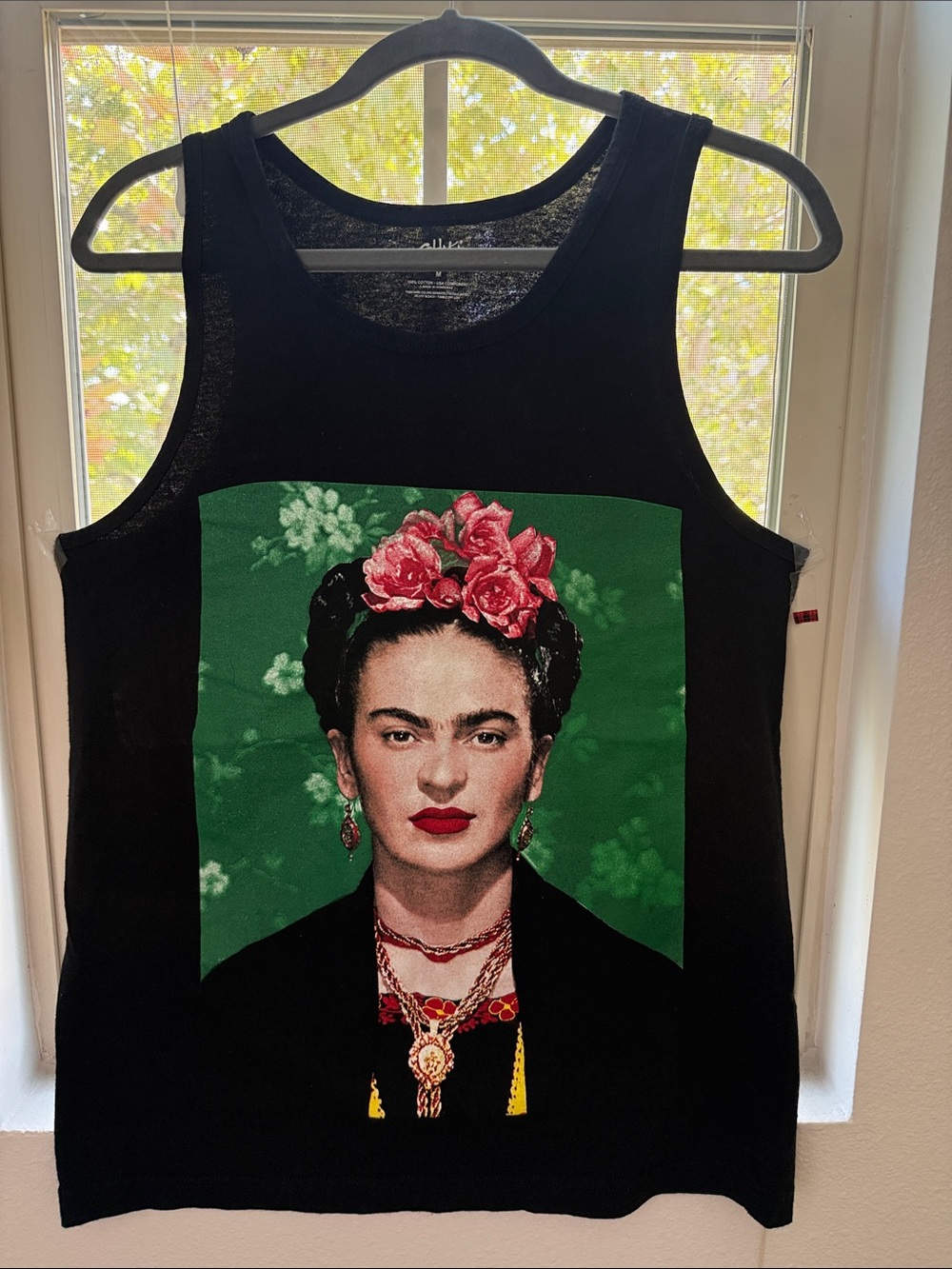 Frida Kahlo Graphic Portrait Tank Top
